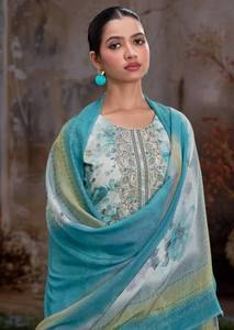 Catálogo al por mayor costura superior paquistaní Salwar Kameez máquina de mano bordada verano invierno secado rápido estilo moderno - Product Image 5