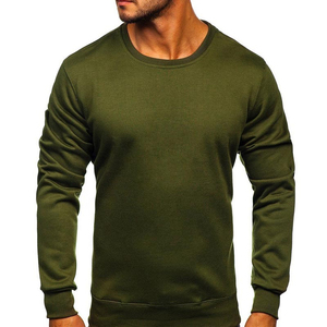 Sweat-shirts à col rond en molleton 100% coton pour hommes, logo personnalisé des fabricants, molleton doublé, sublimation vierge, sweat-shirts unis pour hommes BY BS 2026 - Product Image 2