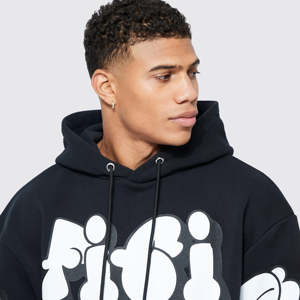 Sweat à capuche surdimensionné tendance 100% coton polaire lourd Street Style - Product Image 4