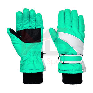 ถุงมือเล่นสกี XL ถุงมือหนังคุณภาพสูงระบายอากาศได้ดีไมโครไฟเบอร์ใส่สบายกันความร้อนผ้าไนล่อนซับมือป้องกันแขน - Product Image 2
