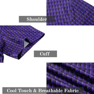 Polos de Golf de Alta Calidad para Hombre, Tejido de Poliéster, Logotipo Personalizado Impreso, Estilo Casual, Tinte Liso, Absorbe la Humedad - Product Image 4