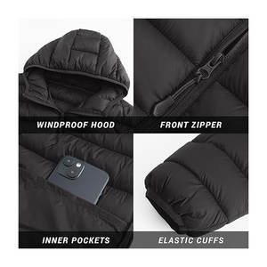 Chaqueta de Invierno Casual para Hombre, de Alta Calidad, Ligera, Acolchada, con Diseño Moderno, Servicio OEM - Product Image 4