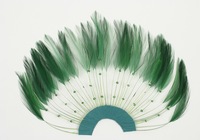 Plaque de plumes de poulet rouge citron vert pour chapeau de chapellerie Costume mariage décor de mariée mode cheveux Fascinator accessoire artisanat bricolage