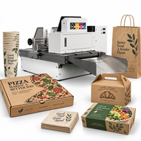 Imprimante numérique éco-responsable à passage unique pour petites entreprises, retour sur investissement rapide, imprimante jet d'encre pour sacs en papier, boîtes à pizza, serviettes et sacs à café