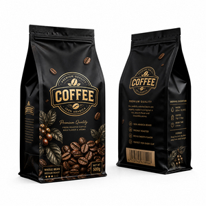 Bolsa de Plástico Personalizada con Cierre Hermético, Grado Alimenticio, a Prueba de Olores, para Café - Product Image 5