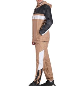 Coupe-vent froissé en nylon personnalisé Streetwear LOGO personnalisé Survêtement en nylon pour hommes Couleur contrastée - Product Image 3