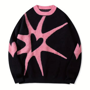 Sudadera de invierno de gran tamaño con logotipo personalizado Impresión digital ropa de calle pulóver para hombres mujeres Gymwear Casual Boutique OEM proveedor - Product Image 1