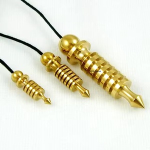 Péndulo de metal de la mejor calidad, venta al por mayor, péndulo curativo de piedras preciosas para radiestesia - Product Image 6