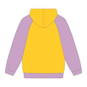 Hbcu เสื้อฮู้ดแขนแร็กแลนสีทองมีฮู้ดปักโลโก้ได้ตามต้องการสไตล์กรีก sority Divine - Product Image 3