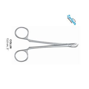 Pinzas de Sutura COLLIN de Acero Inoxidable de Alta Calidad, 13 cm, Fabricante y Exportador de Instrumentos Quirúrgicos - Product Image 2