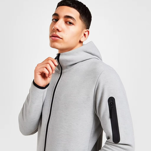 Chándales Deportivos de Invierno de la Mejor Calidad 2024, Logotipo Personalizado, Felpa Técnica de Algodón, Entrenamiento para Hombre, Chándal de Talla Grande - Product Image 5