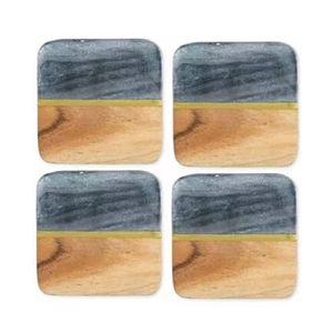 Posavasos de madera y mármol hecho a mano de India de nuevo diseño, utensilios de cocina, suministros para restaurante, taza de té y café, posavasos, vajilla - Product Image 1