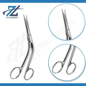 Ciseaux Cottle Manuel En Acier Inoxydable Instrument Chirurgical Lames Droites Poignées Coudées Pointe Émoussée 165mm De Long CE De Haute Qualité - Product Image 3