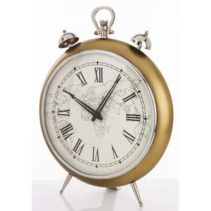 Reloj de Oro de Lujo con Base, Relojes de Escritorio al por Mayor, Ideas de Regalos Promocionales para Empresas, Reloj Despertador Decorativo para Mesa de Noche - Product Image 4