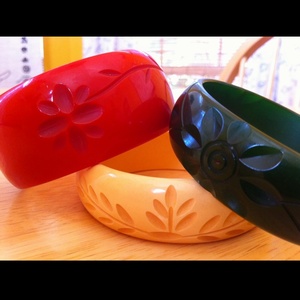 Brazalete de resina personalizado hecho a mano de buena calidad brazalete de resina de nueva forma producto más vendido brazaletes de resina personalizados - Product Image 3