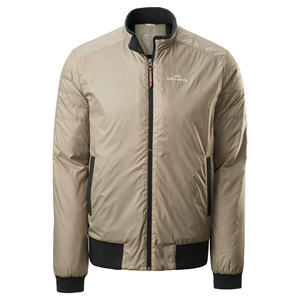 Veste bomber en molleton à col rond pour homme, design personnalisé, manches longues, hiver, 100% coton, service OEM, 300g, couleur unie, unisexe, dernière tendance - Product Image 6