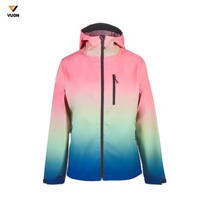 Veste à capuche sublimée avec protection solaire et fermeture éclair pour femmes, chemise d'été en coton imprimé avec poches - Product Image 1