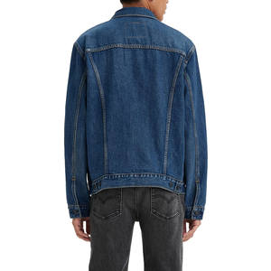 High Quality <b>Denim</b> Jacket For Men's 100% Cotton Custom Logo With Printing Winter Jacket Soft <b>Material</b> <b>Denim</b> Jacket For Men's - Product Image 4