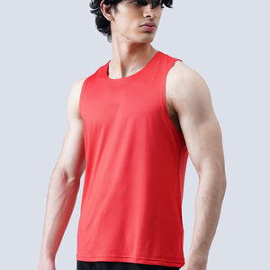 Hombres gimnasio Fitness entrenamiento camiseta sin mangas diseño personalizado Color sólido alta calidad 2025 ropa deportiva algodón poliéster hombre camisetas sin mangas - Product Image 2