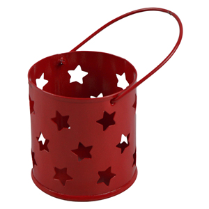 Lanterne en T décorative avec motifs de lanternes suspendues, lanternes à bougies, étoiles de lune, lanternes en métal colorées à finition multiple - Product Image 1