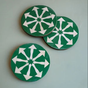 Bone Inlay Classic Eco-Friendly <b>Coaster</b> Latest Design Table Top Accessories Good Quality <b>Tea</b> <b>Coaster</b> Sale Product - Product Image 1