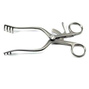 Instrumentos quirúrgicos de acero inoxidable de alta calidad, gancho para heridas, Retractor Weitlaner Manual, 16cm, 3x4 puntas afiladas, superventas - Product Image 1