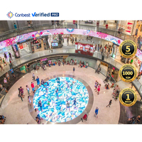 Carreaux de piste de danse interactifs d'intérieur P1.9 P2.6 P3.9 3.9Mm Ip65 écran Led numérique pour jeux d'enfants jeu affichage publicitaire Led