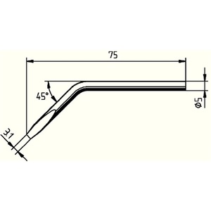 หัวแร้งบัดกรีแบบมุมเอียง รุ่น ERSA 052 ขนาด 3.1 มม. รุ่น JD/SB - Product Image 3