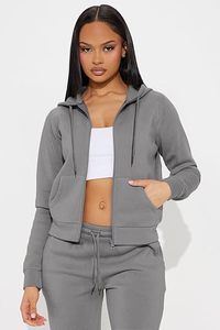 Conjunto Deportivo Casual de Felpa para Mujer, Estilo Invernal, Secado Rápido, Transpirable, Corte Regular - Product Image 6