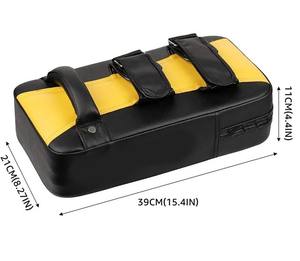 Men's Comfortable Durable Soft PU Genuine Leather Adjustable Shield Kick Boxing <b>Punching</b> <b>Bags</b> <b>for</b> <b>Adult</b> Training - Product Image 3