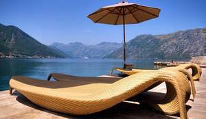 Tumbona Moderna de Ratán Sintético PRSB-015 para Exteriores, Villa, Hotel, Sala de Estar, Parque, para Decoración Moderna - Product Image 4