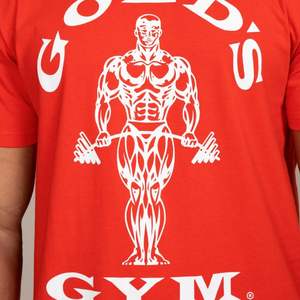 Muscle Joe เสื้อยืดออกกำลังกายผ้าฝ้ายออร์แกนิคสีแดงระบายอากาศได้เสื้อยืดออกกำลังกายเพาะกายฟิตเนส - Product Image 4