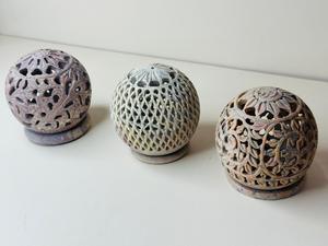 Dernière production stéatite sculptée à la main conception petit bougeoir pour la décoration de la maison - Product Image 2