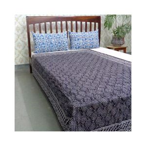 Colcha Kantha de algodón orgánico de alta calidad hecha a mano, edredón indio de alta calidad - Product Image 1