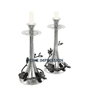 Wedding Table Decorative Candle Holder Aluminum Gold Color and Clear Glass Table <b>Top</b> Candlestick for Festive and <b>Party</b> Supplies - Product Image 3
