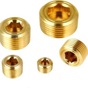 Adaptateur hexagonal réducteur de basse pression en laiton forgé 1/2'' mâle NPTX 1/8'' vers 1/8'' femelle NPT - Product Image 5