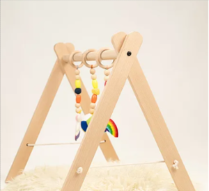 Ensemble de salle de sport en bois écologique Design moderne pour les activités des enfants dans la chambre et le salon Meubles de jeu en rotin pour bébé - Product Image 6