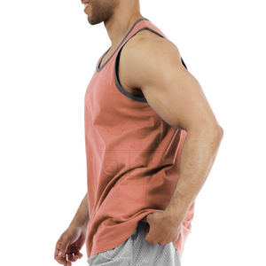 Hecho en el mejor material Camiseta sin mangas para hombre Diseño de logotipo personalizado Camiseta sin mangas Venta caliente Camiseta sin mangas - Product Image 3