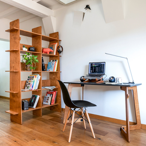 Mobili per la casa e l'ufficio della migliore qualità prodotti ecologici scrivania direzionale in compensato di betulla e mdf valchromat per ufficio - Product Image 6