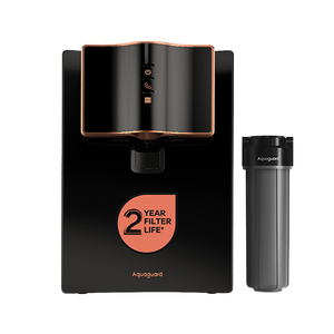 Purificateur d'eau Aquaguard Enrich Marvel 2X UV+UF en acier inoxydable et cuivre avec filtre à sédiments Mega - Product Image 1