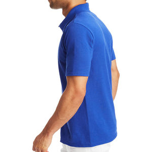 Chemises polo brodées personnalisées en coton à manches courtes Polo T-shirt pour hommes Fournisseur de vêtements en gros OEM - Product Image 5