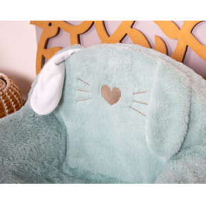 Fauteuil club unisexe vert pailleté en forme de lapin, siège confortable en peluche d'anime pour enfants en polyester durable - Product Image 5