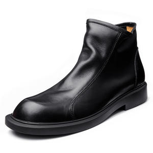 Chaussures décontractées légères avec semelle absorbant la transpiration et structure flexible, chaussures de tous les jours pour hommes, chaussures en cuir - Product Image 4