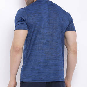 Gran oferta de camisetas de Fitness de media manga para hombre, camiseta de Fitness de media manga de algodón orgánico 100% para hombre - Product Image 4