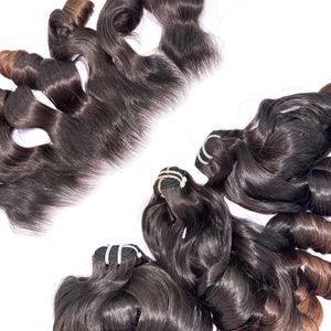 Cheveux bruts de haute qualité Ombre Color Frontal avec des faisceaux pour faire des perruques à partir de vrais cheveux vietnamiens - Product Image 4