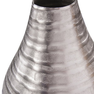 Floreros redondos de metal plateado al por mayor de tendencia Último diseño para cremación Acabado plateado Premium Nuevas Macetas - Product Image 5