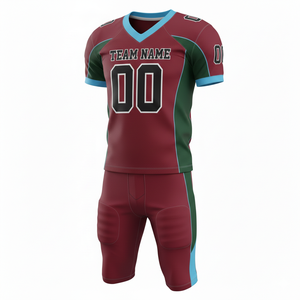 Conjunto de Uniforme de Fútbol Americano Sublimado Personalizado, Camiseta y Pantalones - Product Image 5