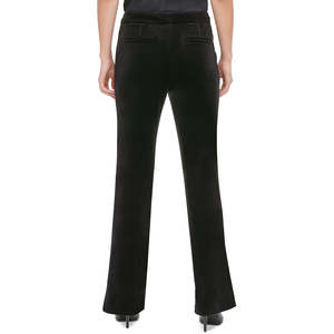 Pantaloni da Completo in Velluto Calvin Klein per Donna, Neri, Taglia 18W - Product Image 2