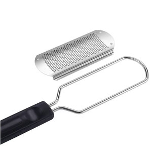 Raspador de pies colosal con mango de PP de acero inoxidable 304, removedor de callos de pedicura Manual, removedor de piel muerta, duradero, de por vida - Product Image 6