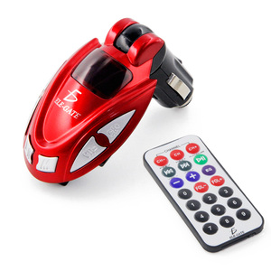 เครื่องส่งสัญญาณ FM แบบพกพาพร้อมรีโมทคอนโทรล การเชื่อมต่อการ์ด USB SD สำหรับโทรศัพท์มือถือ MP3 MP4 - Product Image 3